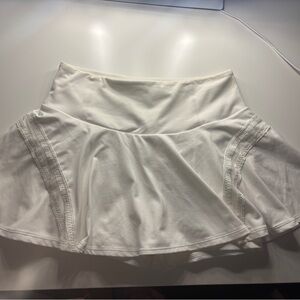 Free People White Athletic Skort